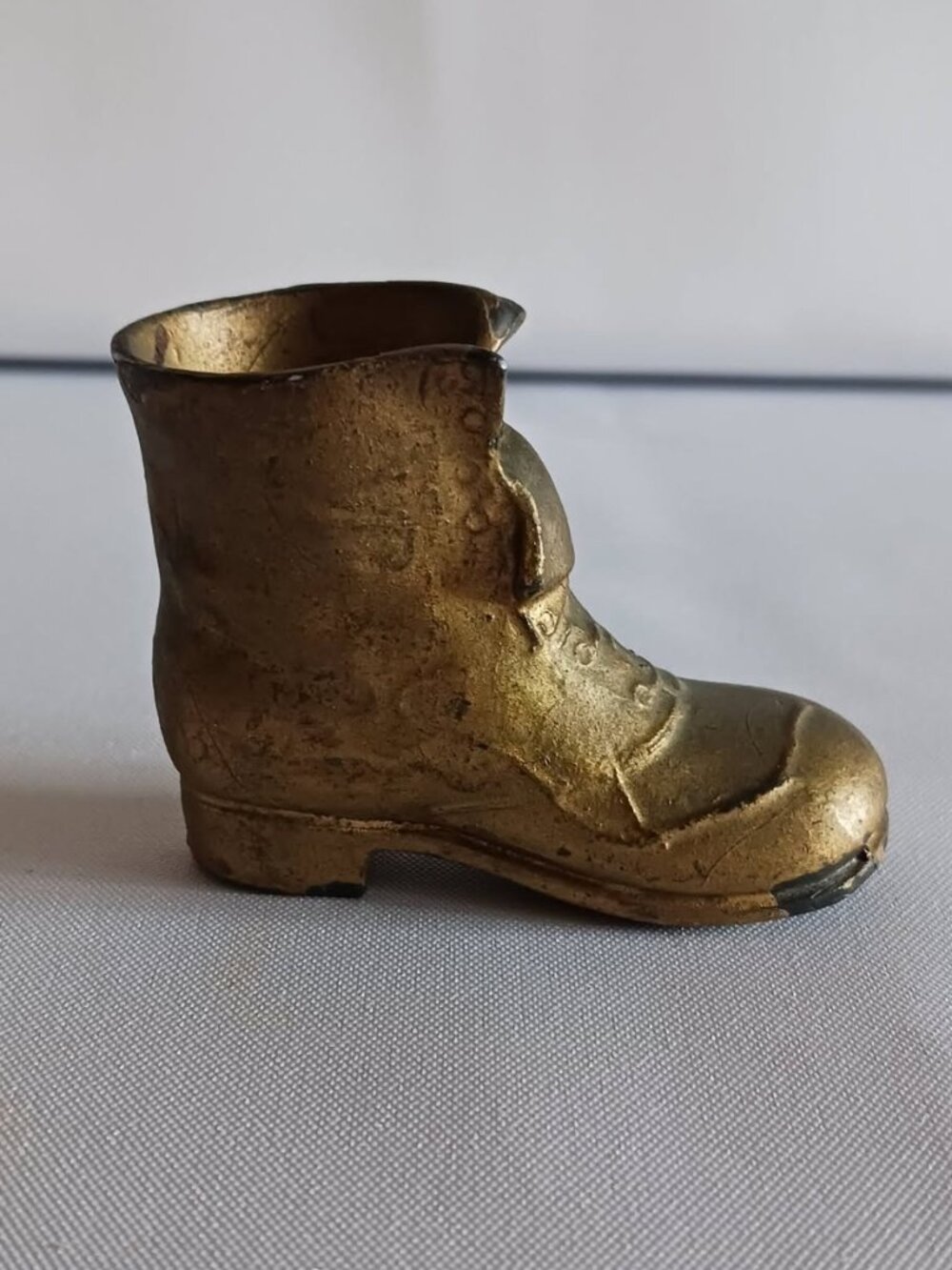 Vintage Small Brass Boot – Maker Unknown
